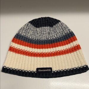Abercrombie & Fitch Multicolor Striped Beanie